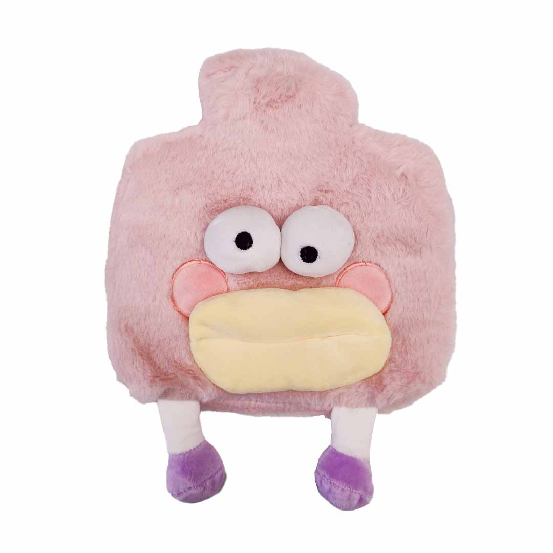 کیسه آب گرم نوزادی پشمی رنگ صورتی